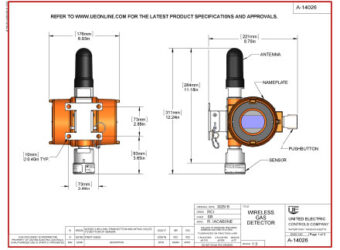 Vanguard: detector de gases  tóxicos e combustíveis WirelessHART®