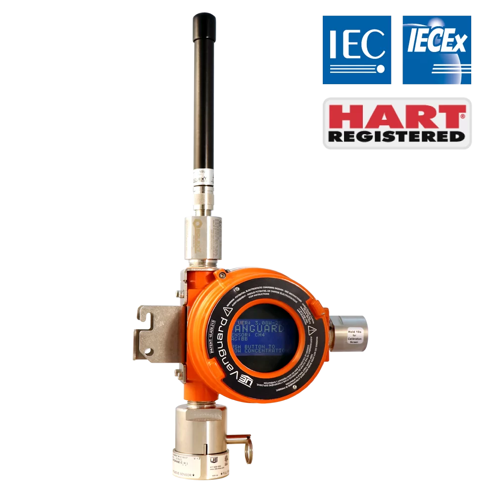 United Electric Controls - Detector de gas Vanguard WirelessHART